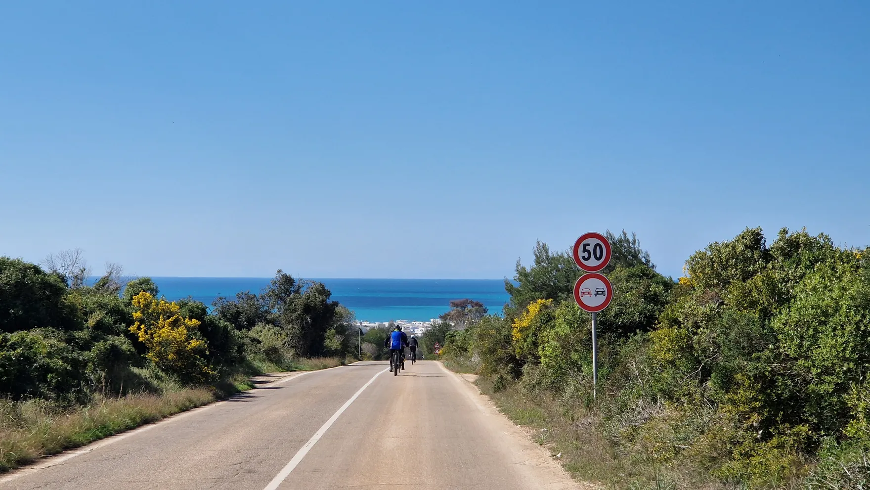 Pedalando verso il mare di Ugento