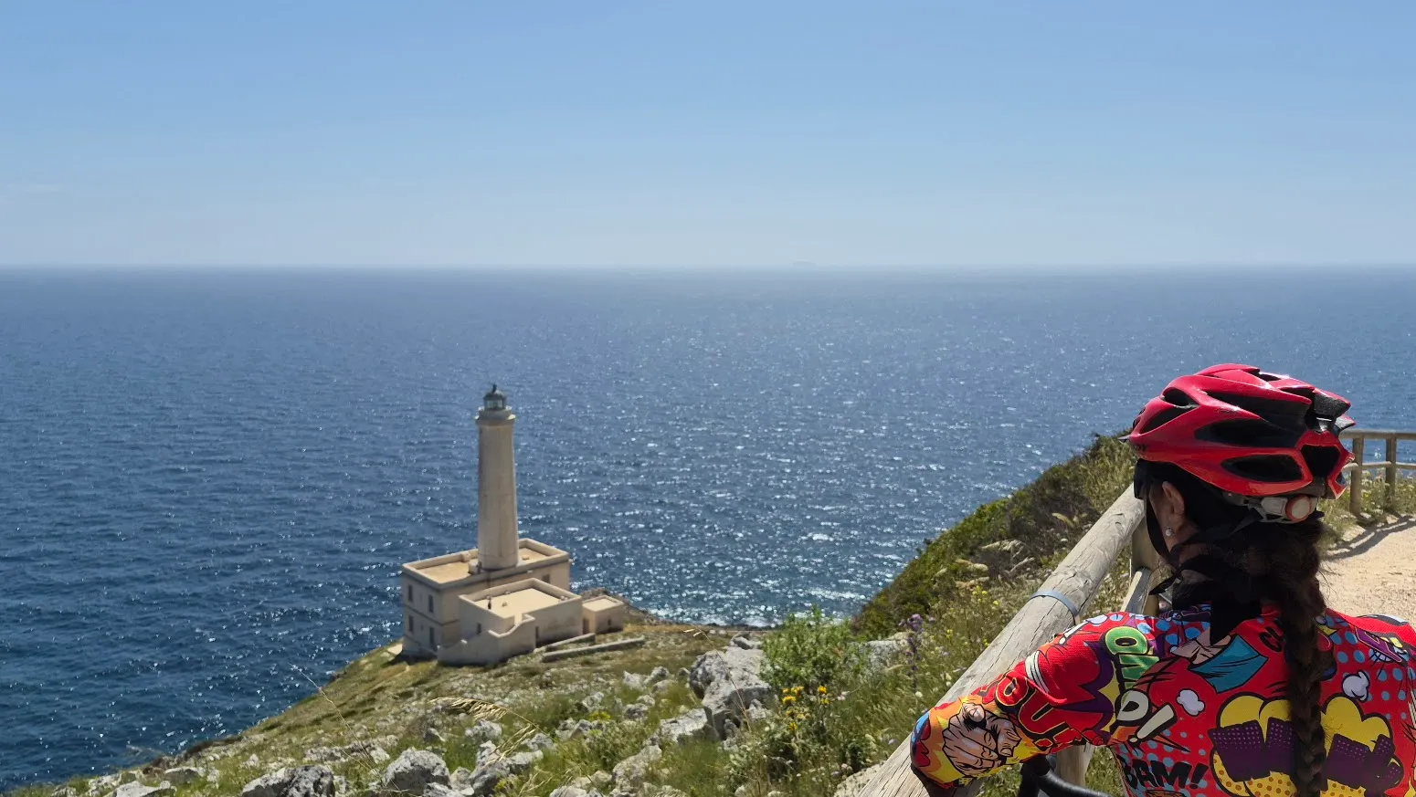 Il faro di Punta Palascìa sulla costa a sud di Otranto